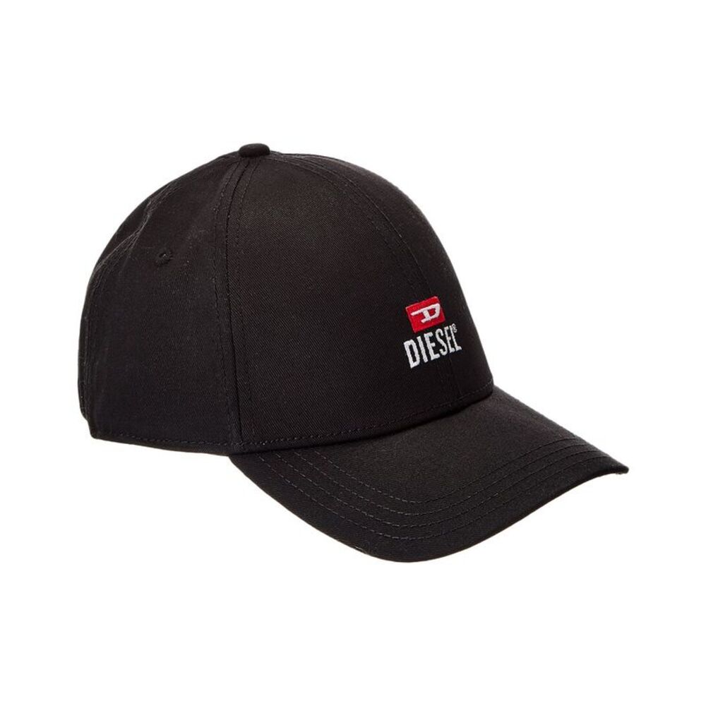 Diesel New-D-Logo-Out Rjcar Cap, Black
